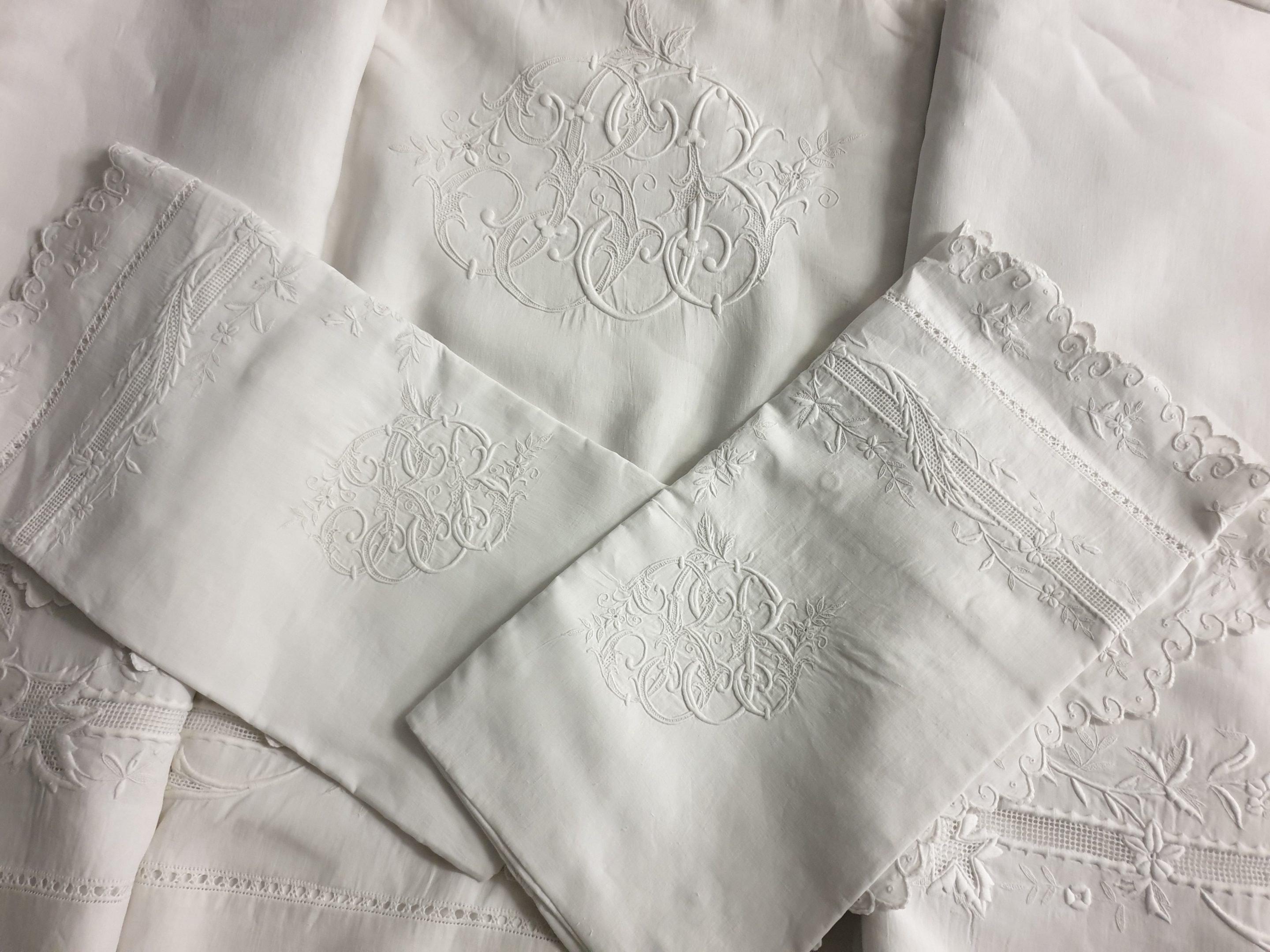 Drap En Lin Ancien D Occasion Parure de lit - Dans de beaux draps