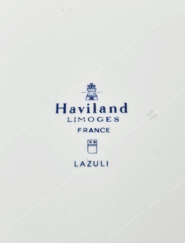 Estampille Haviland Limoges LAZULI