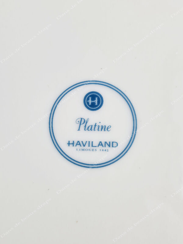 Estampille Haviland Platine Limoges