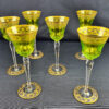 Verres couleur callot en cristal