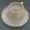 tasse en opaline de cristal