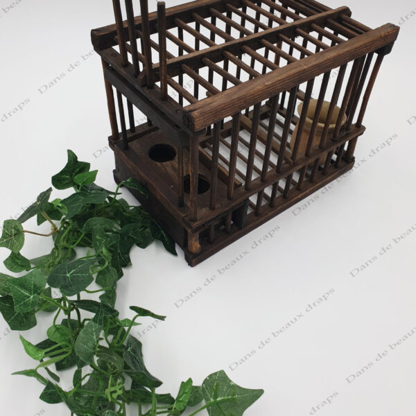 cage grive en bois