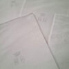 Rare suite de 12 serviettes de table en damassé de lin monogramme MB sous couronne de comte. – Image 3