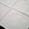 Très belle suite de 10 serviettes de table en damassé de lin monogramme HH. – Image 5