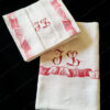 service rouge et blanc
