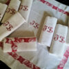 serviettes jacquard