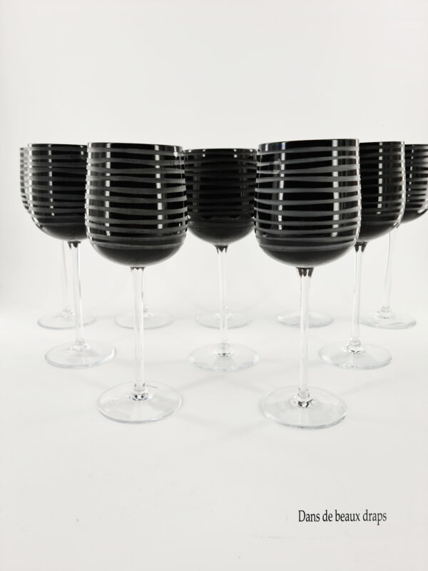 verres noirs murano