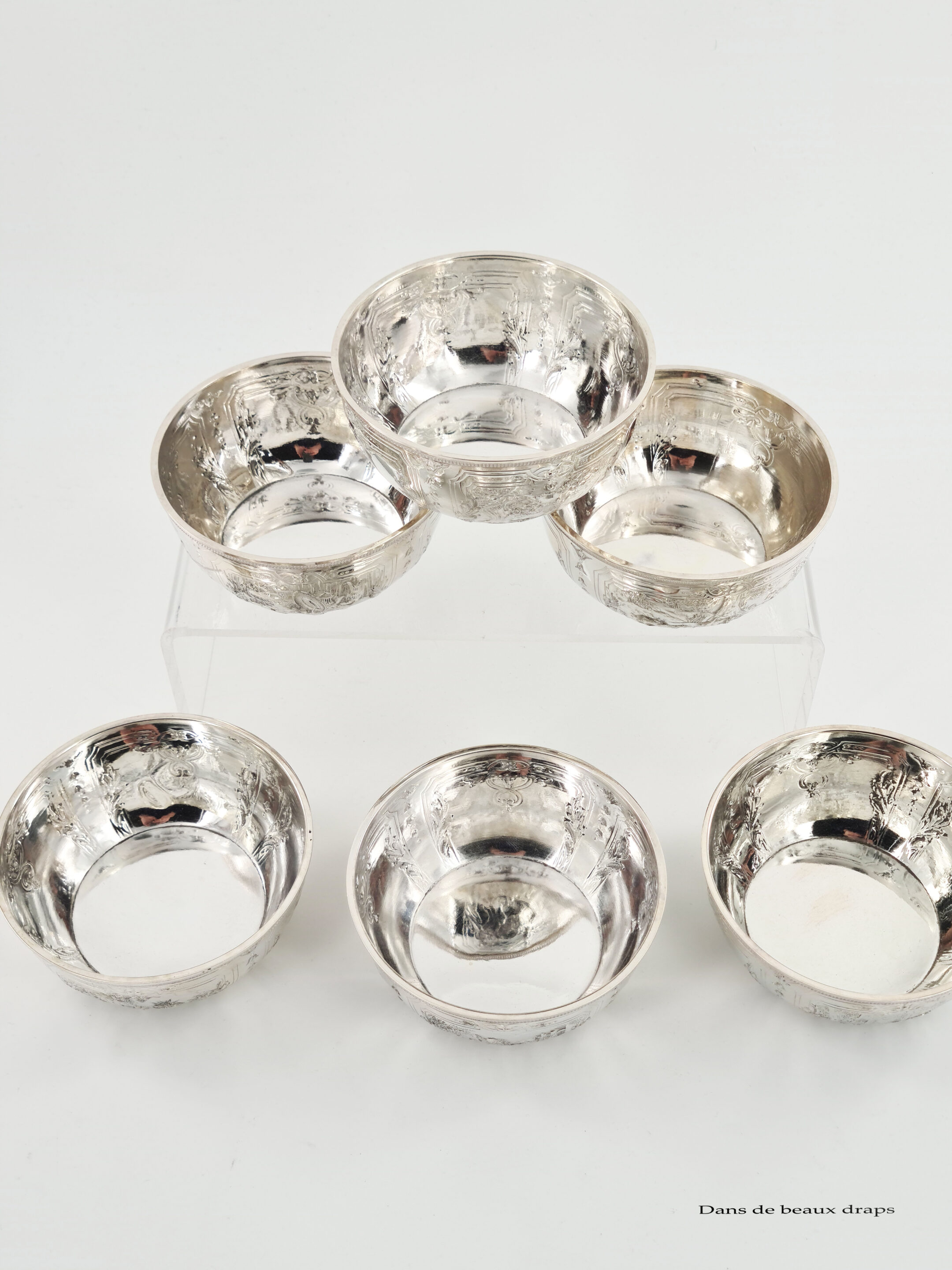 Bol rince doigts en cristal et filet or Collection Royal - Au Bain
