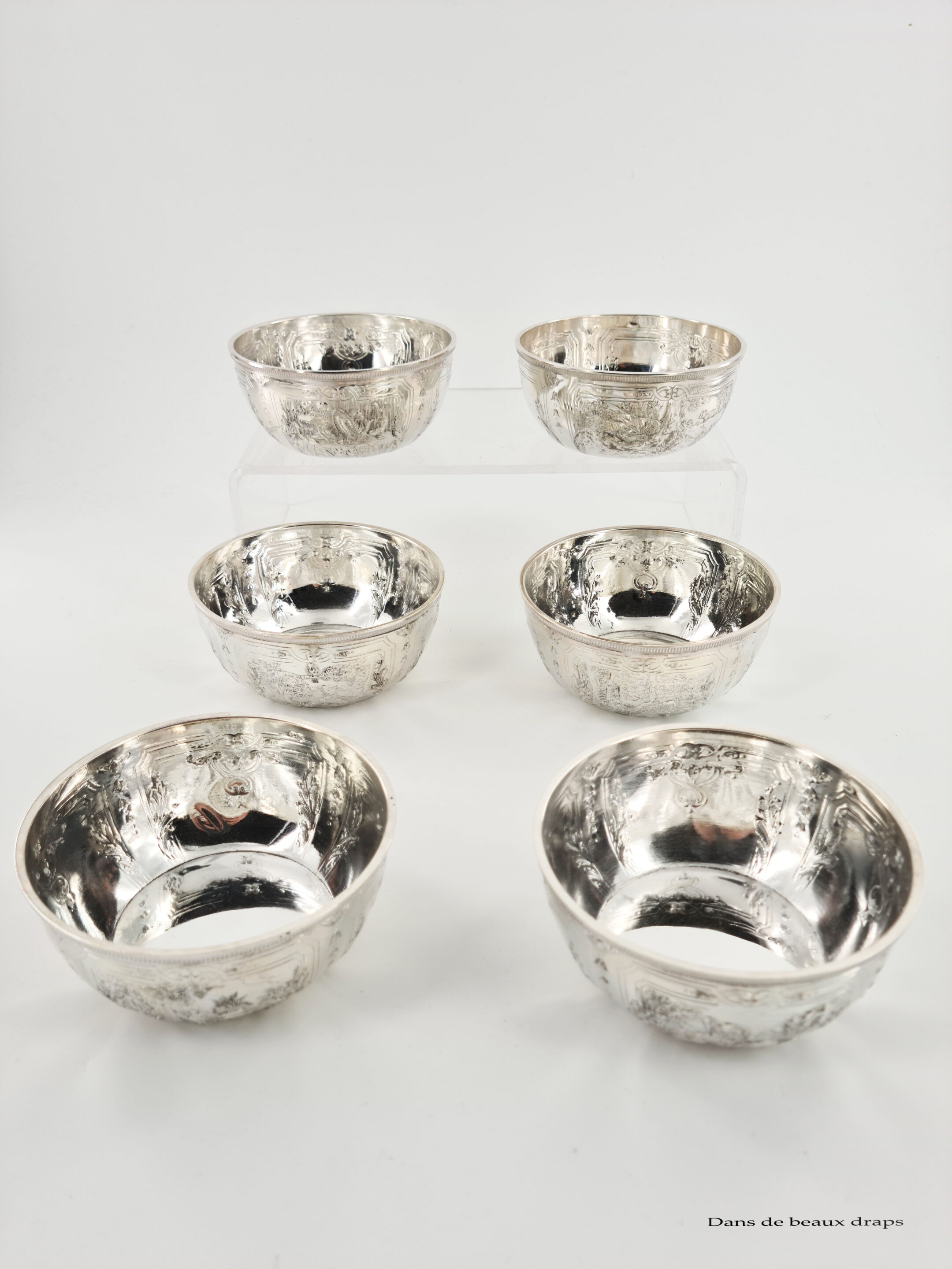 Bol rince doigts en cristal et filet or Collection Royal - Au Bain