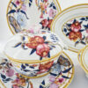 Élégant service de table en porcelaine de Paris , création Ed Mémory, modèle Aurore Tropicale , 41 pièces. – Image 10
