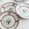 Superbe service à café en porcelaine de Limoges, vert céladon , maison Raynaud , décor floral , 27 pièces. – Image 3