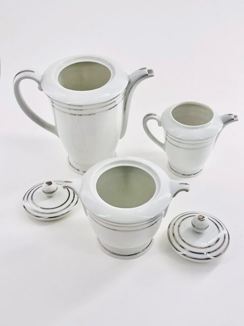 Service à café Art déco de Limoges en porcelaine - En vente sur France | estimation porcelaine de limoges ancienne, estampille uc limoges, valeur porcelaine de limoges ancienne