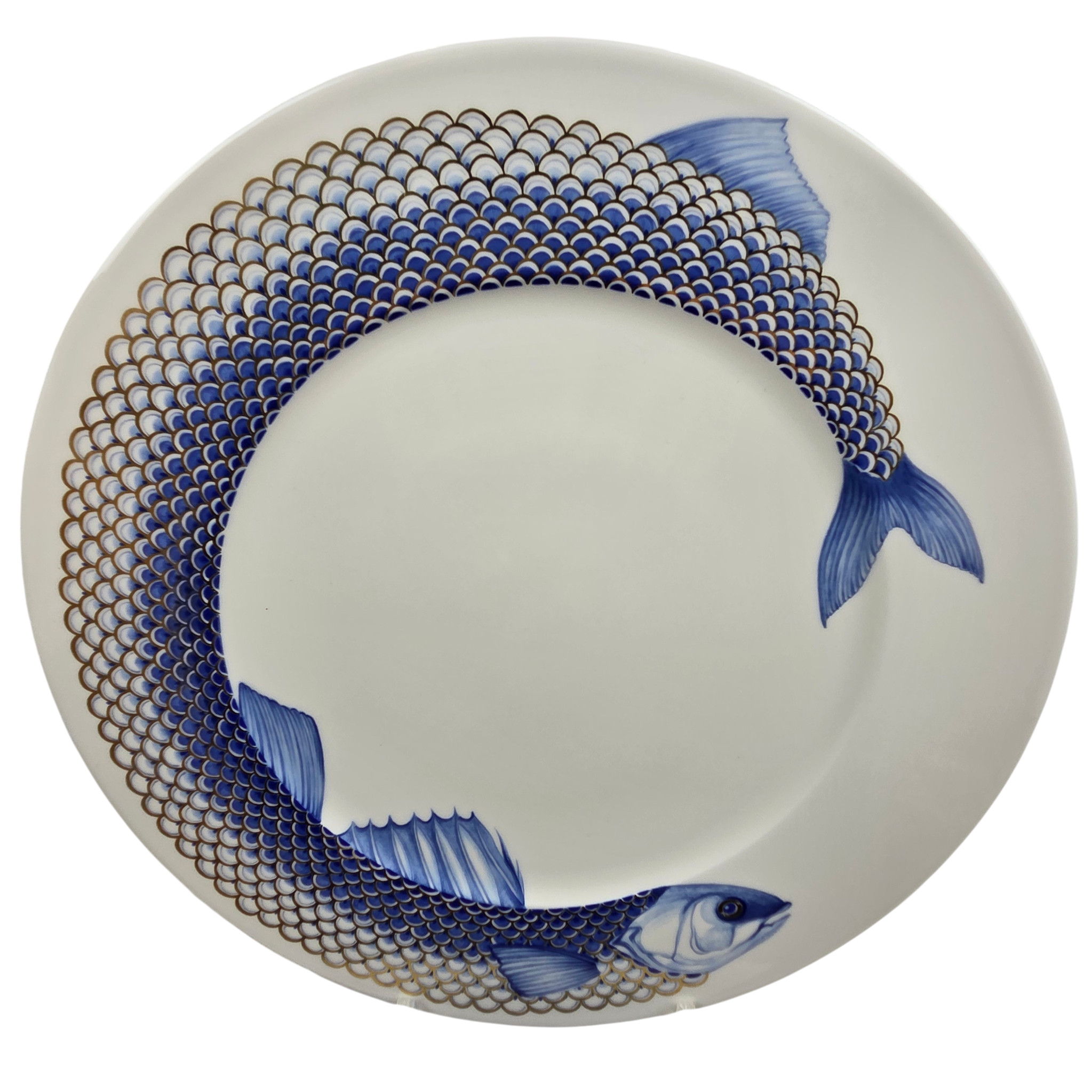 Suite De 12 Assiettes Poisson En Porcelaine Villeroy Et Boch Dans Suite De 12 Assiettes Poisson En Porcelaine Villeroy Et Boch Dans